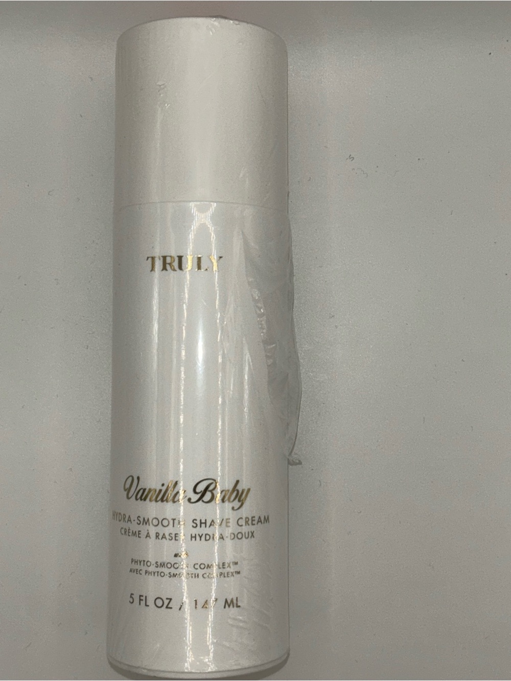 TRULY Vanilla Baby Hydra-Smooth Shave Cream - White & Gold